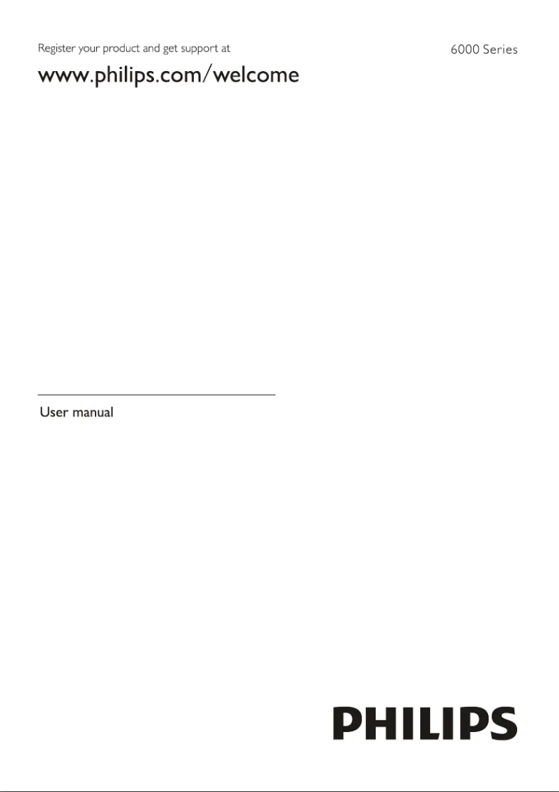 First page image of the manual for 50PUT6023