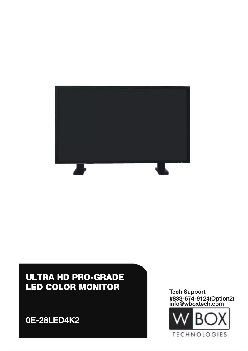 Image de la première page du manuel de l'appareil 0E-28LED4K2