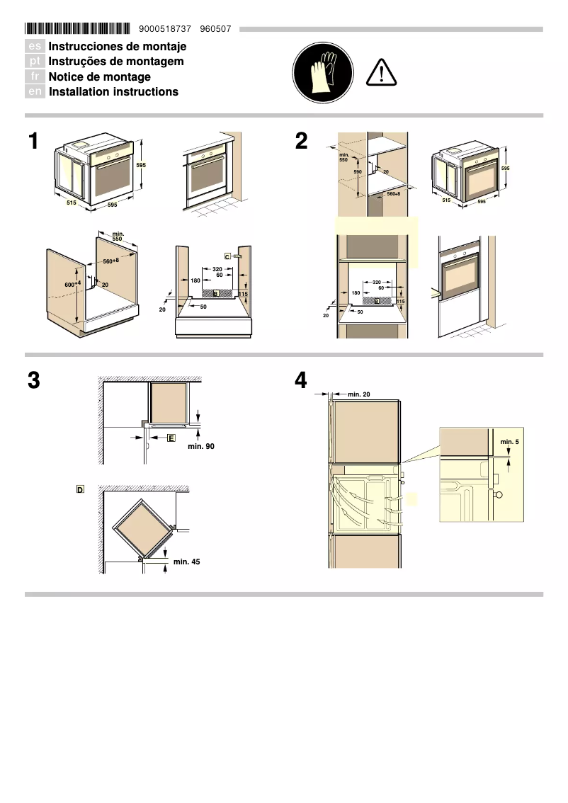 Page 1 of the manual User Manual Balay 3HB559XCT