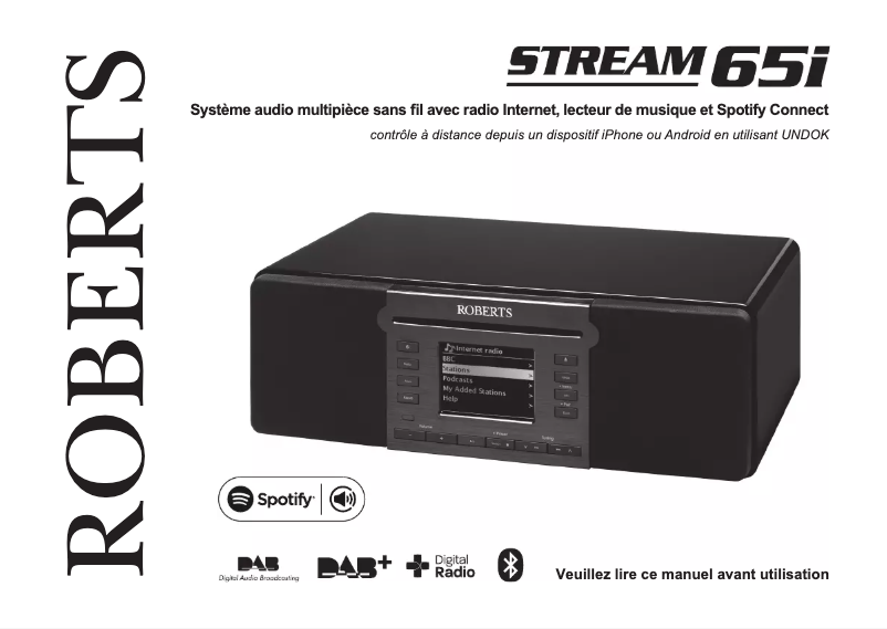 First page image of the manual for Stream 65i