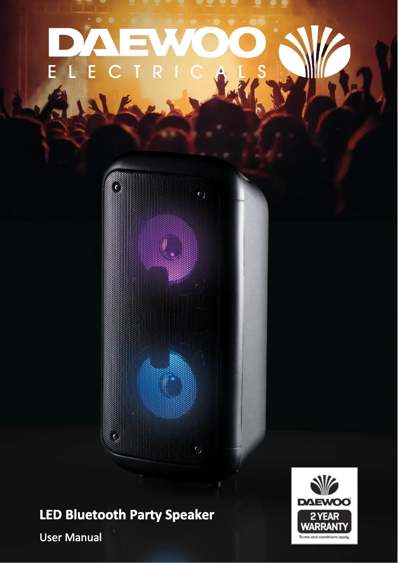 Page 1 of the manual User Manual Daewoo AVS1464