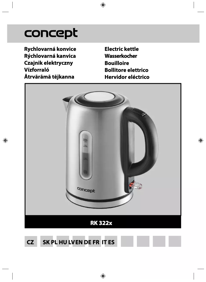 Page 1 of the manual User Manual Concept RK3226