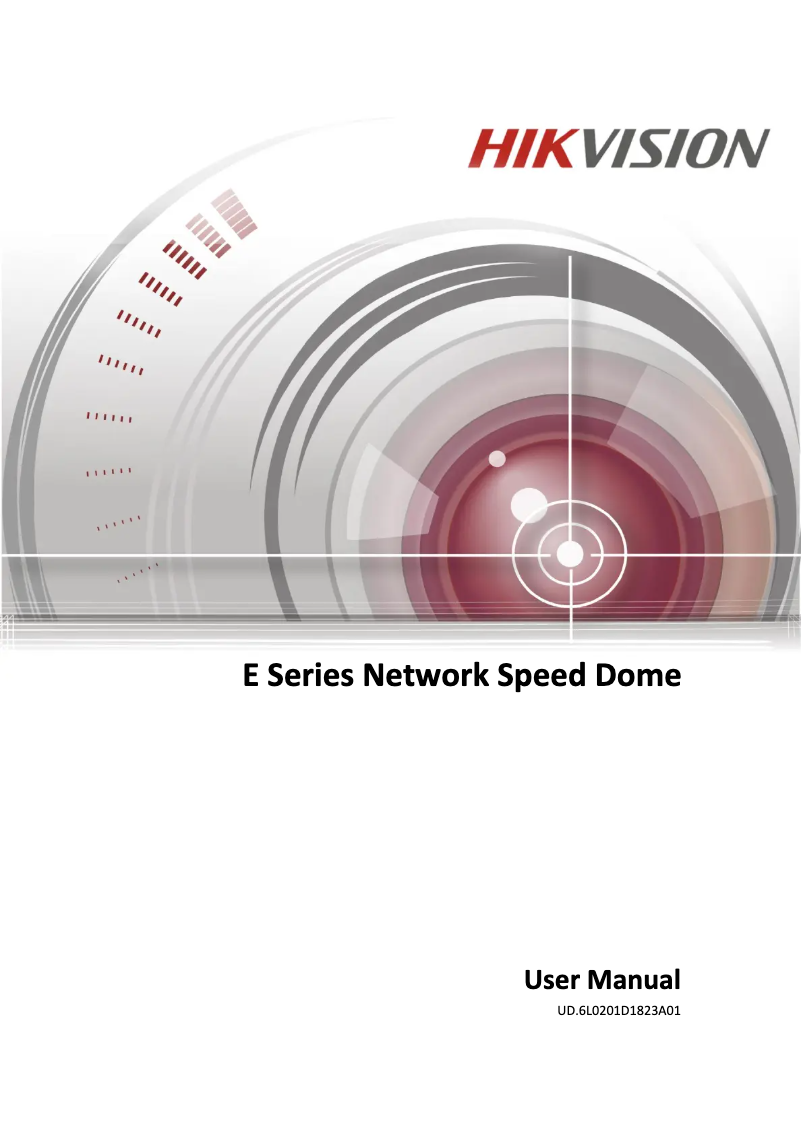 First page image of the manual for DS-2DE7330IW-AE