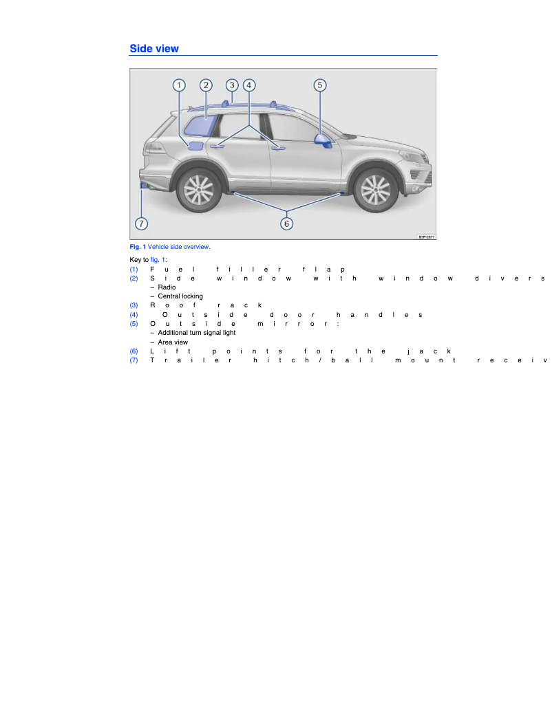 Page 1 of the manual User Manual Volkswagen Touareg (2016)