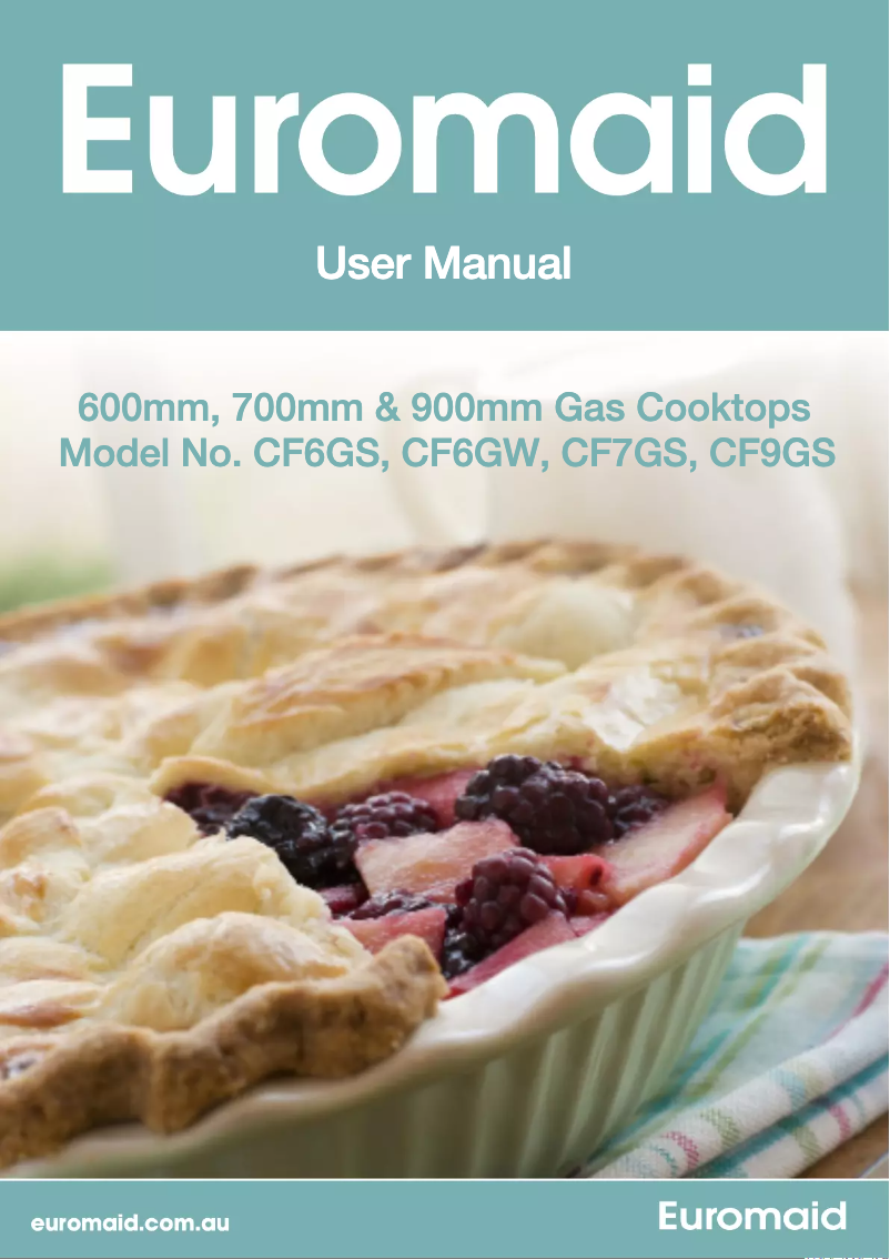 Page 1 of the manual User Manual Euromaid CF7GS