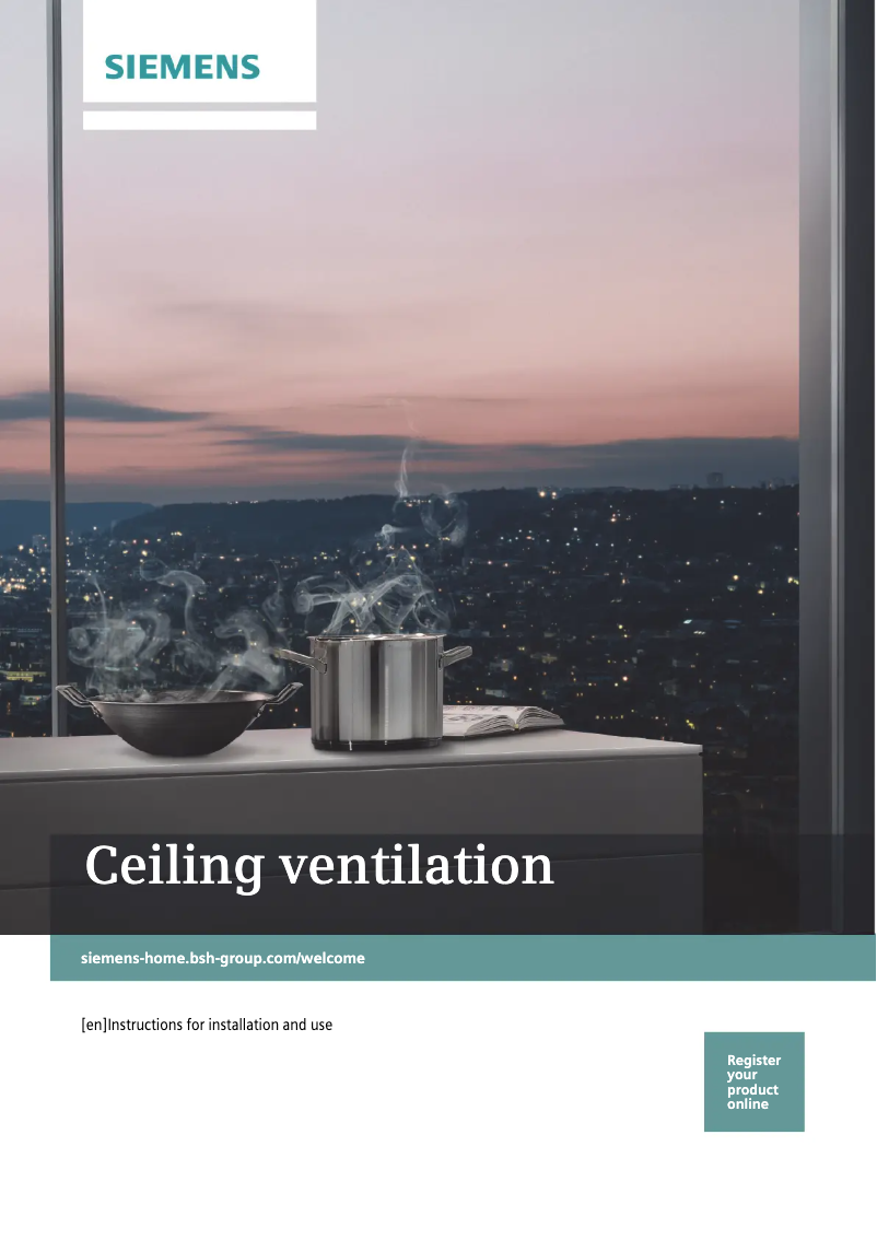 First page image of the manual for LR29CQS25B