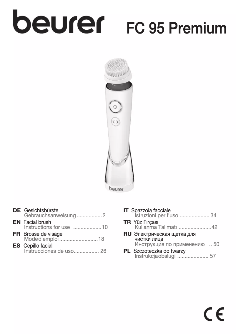 First page image of the manual for FC 95 Premium