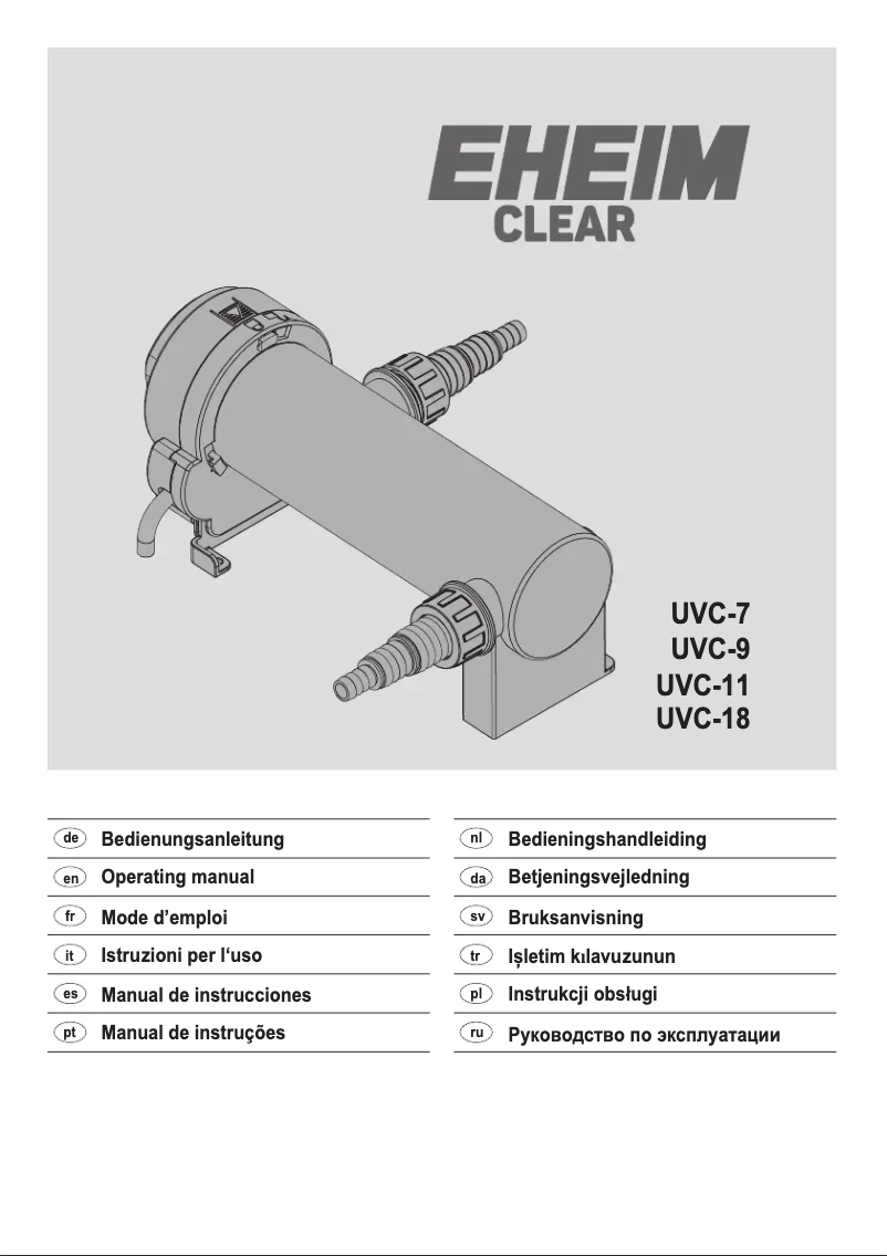 First page image of the manual for Clear UVC9