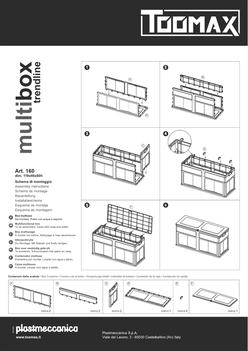 First page image of the manual for ART.160