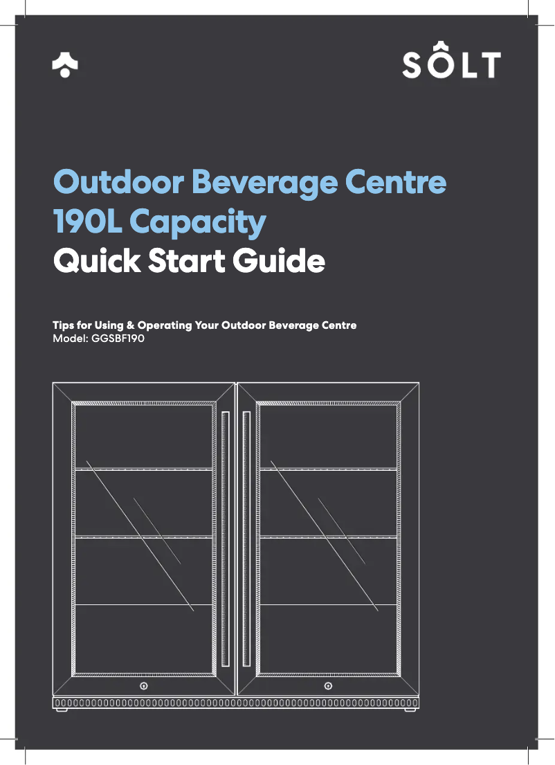 Page 1 of the manual Quick Start Guide Sôlt GGSBF190