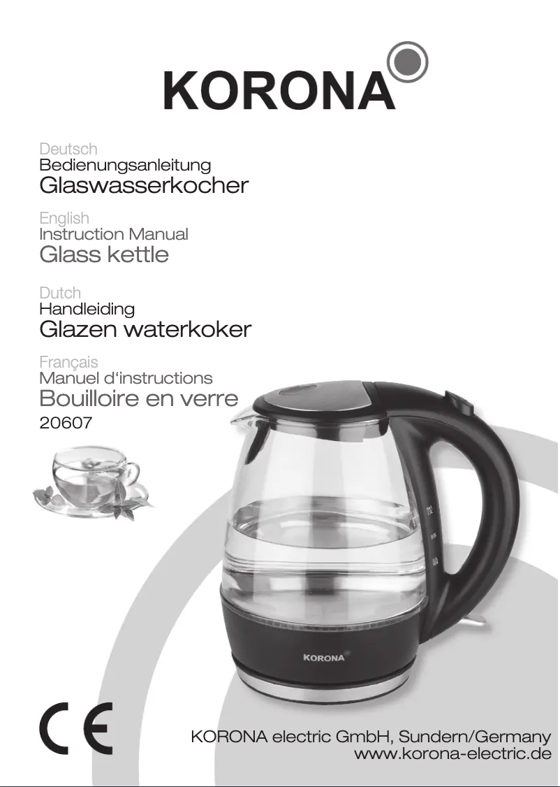 Image de la première page du manuel de l'appareil 20607