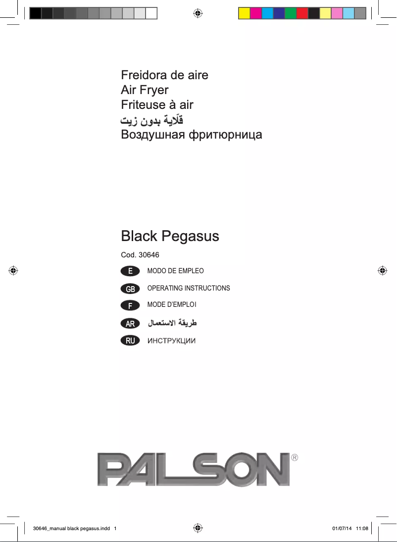 First page image of the manual for Black Pegasus