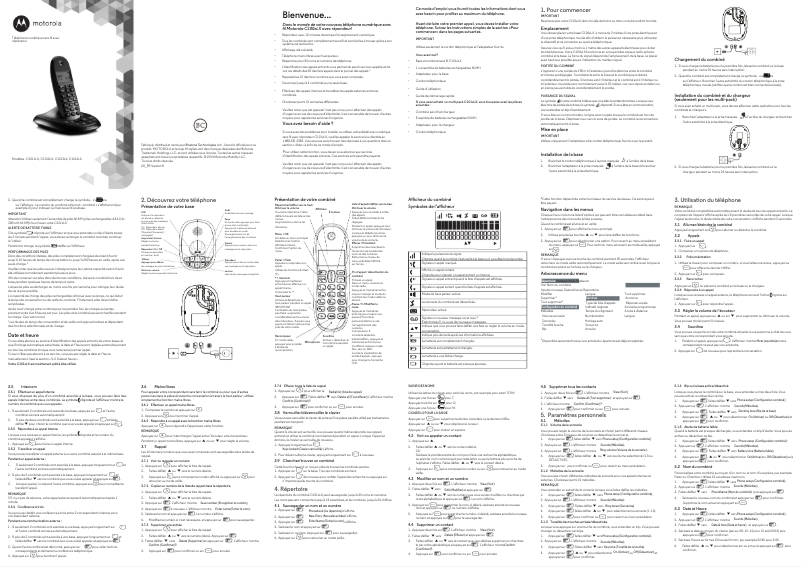 First page image of the manual for C1011LX