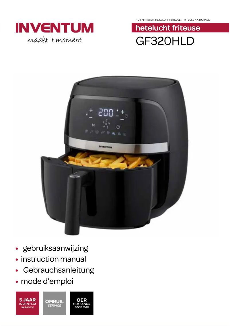 Page 1 of the manual User Manual Inventum GF320HLD