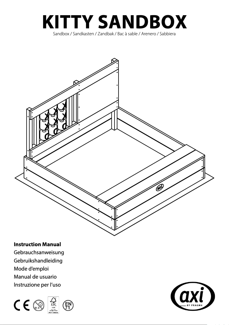 First page image of the manual for Kitty