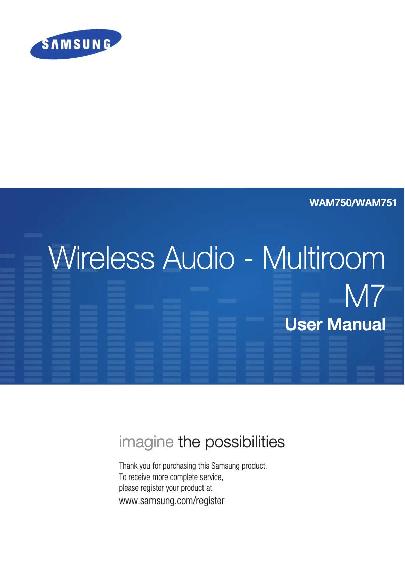 First page image of the manual for SHAPE M7