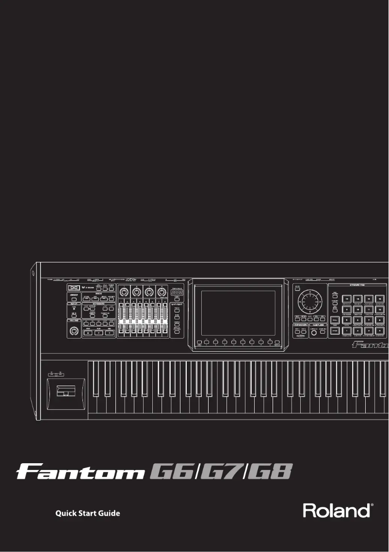 First page image of the manual for Fantom-G7