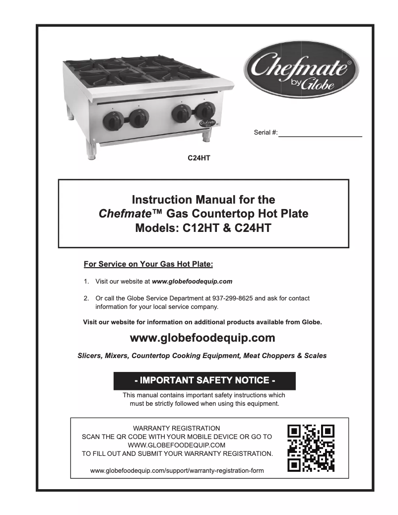 First page image of the manual for C24HT
