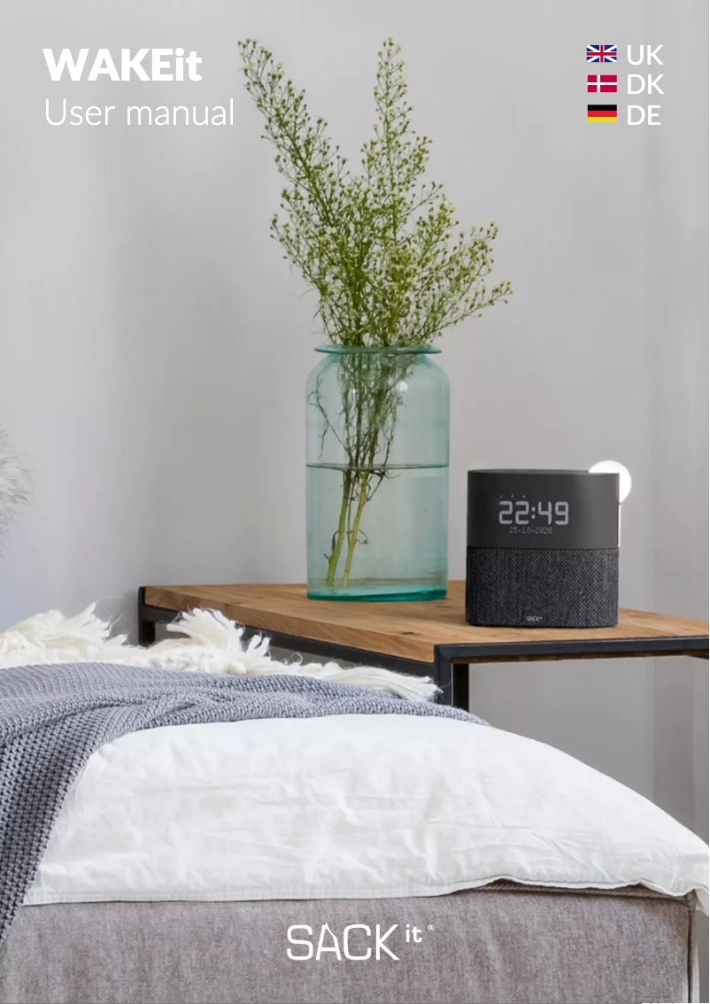 First page image of the manual for WAKEit