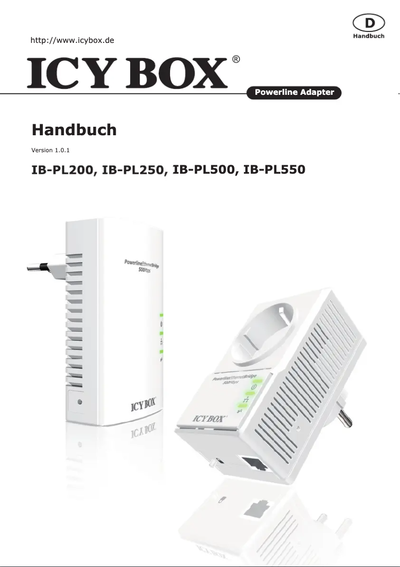 First page image of the manual for IB-PL200D