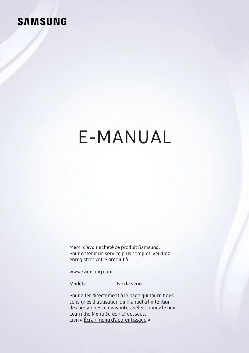 Page 1 of the manual User Manual Samsung UN65NU8000FXZC