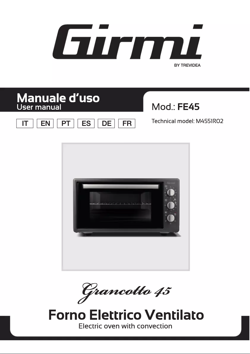 Image de la première page du manuel de l'appareil FE45