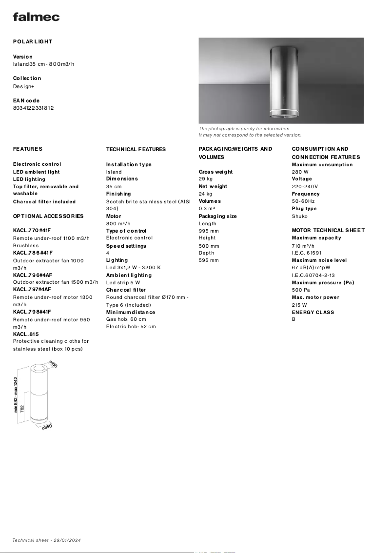 First page image of the manual for Polar Light