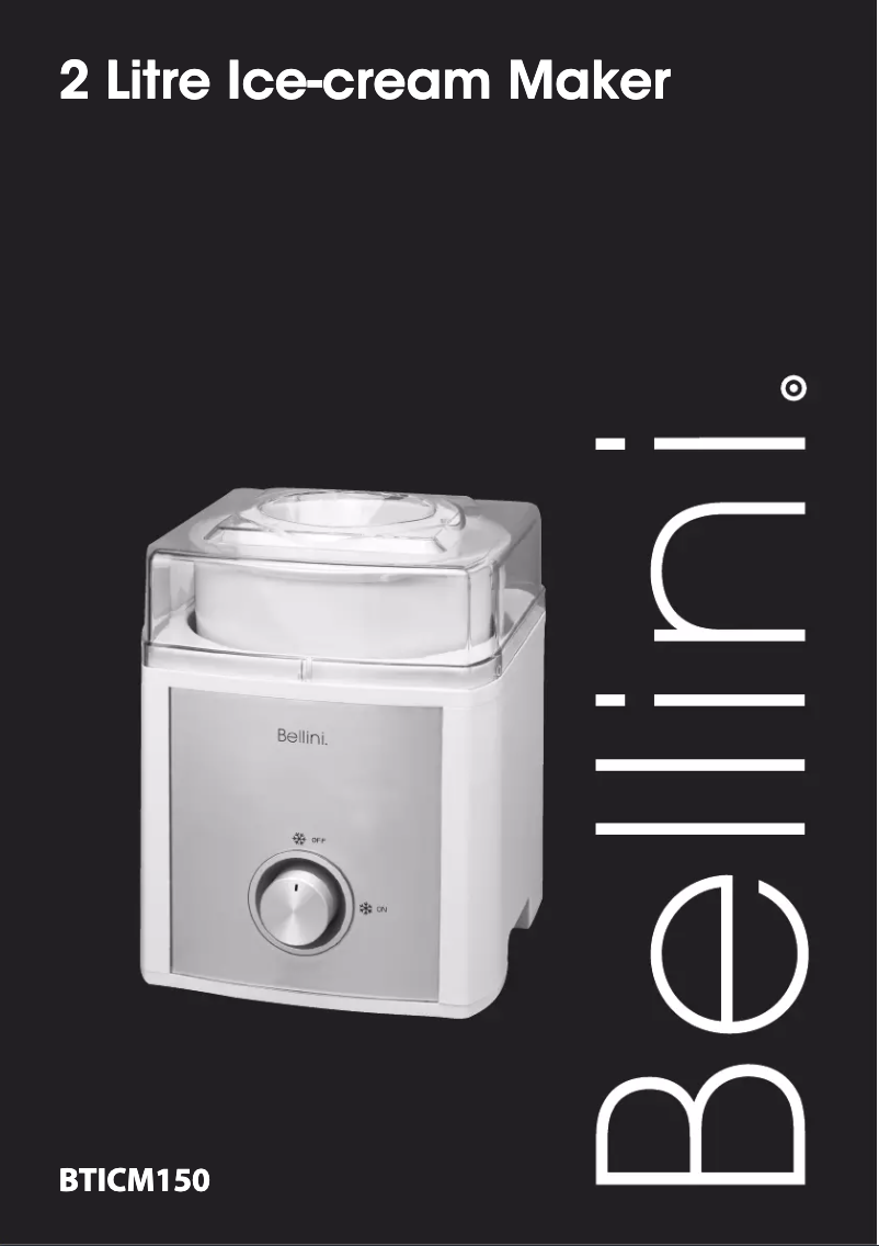 Page 1 of the manual User Manual Bellini BTICM150R