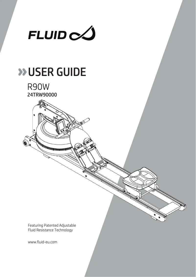 First page image of the manual for by Fluid Signature R90W