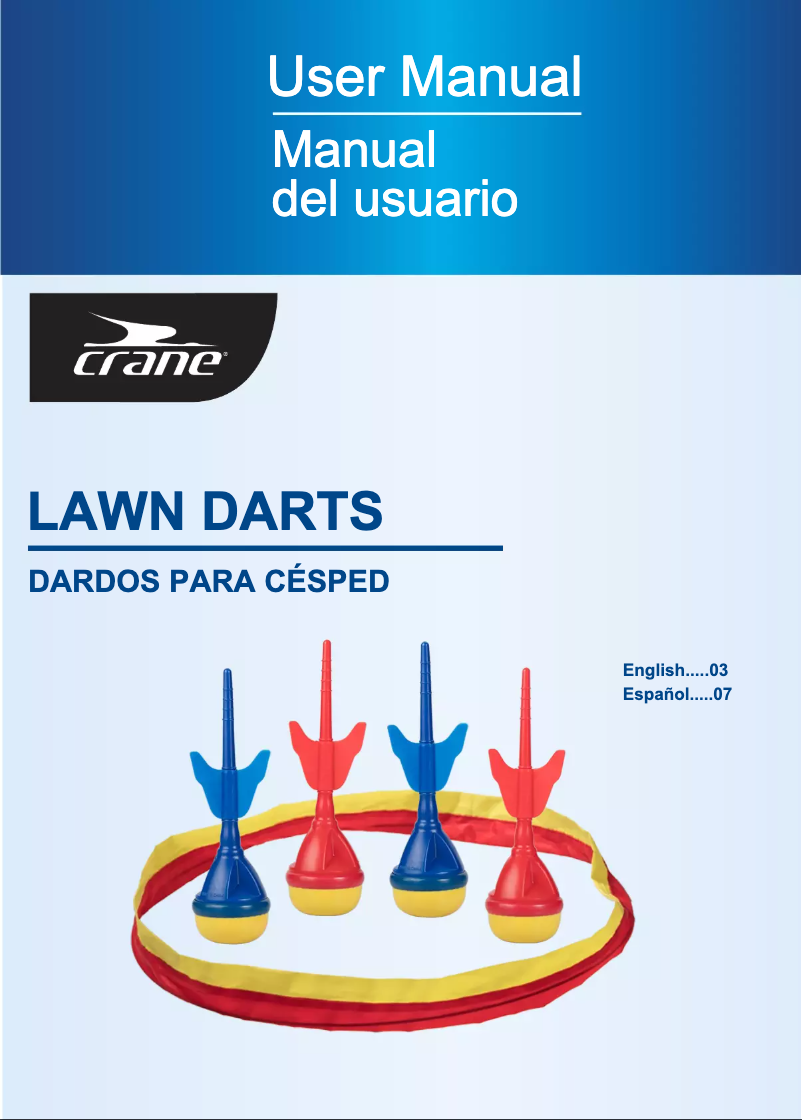 First page image of the manual for Lawn Darts 52804