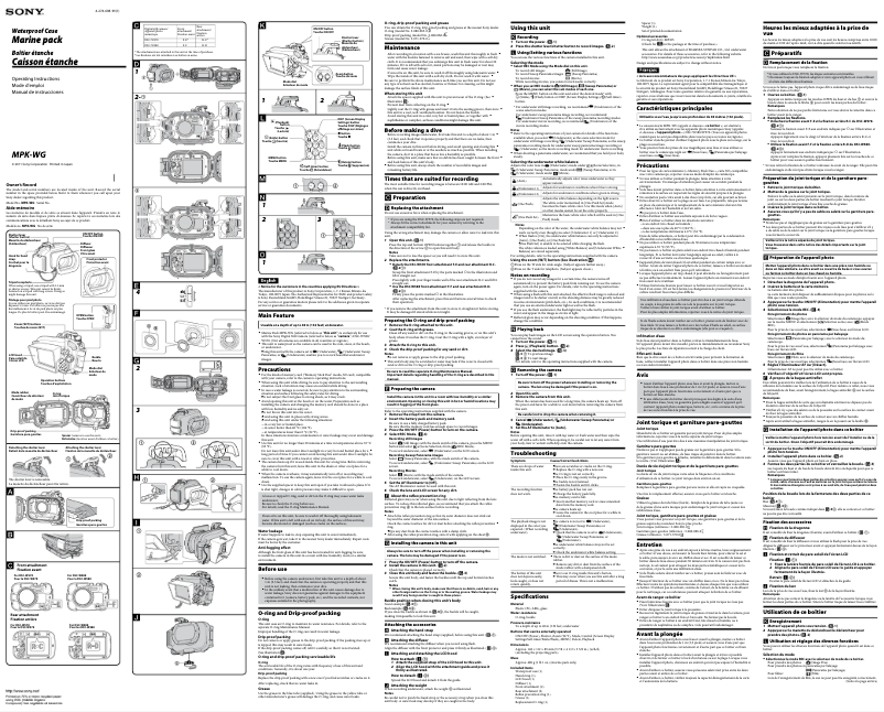 First page image of the manual for MPK-WG