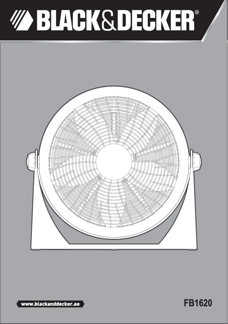 Page 1 of the manual User Manual Black & Decker FB1620SA