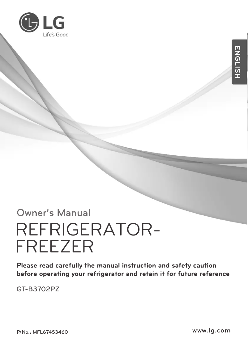 First page image of the manual for GT-B3702PZ