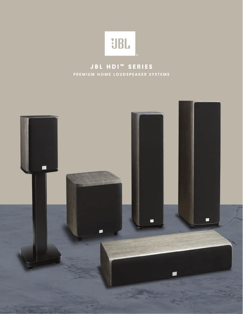 First page image of the manual for HDI-1600