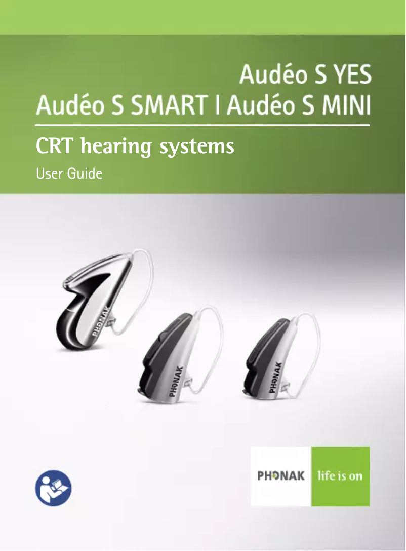 First page image of the manual for Audeo S