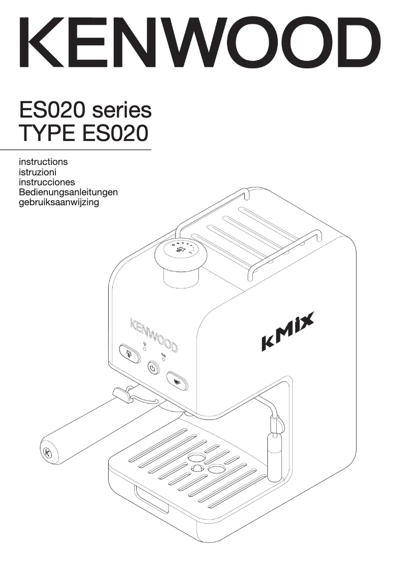 First page image of the manual for ES020