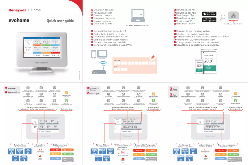 First page image of the manual for Home THR99C3100