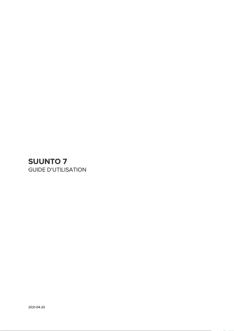 Page 1 of the manual User Manual Suunto 7