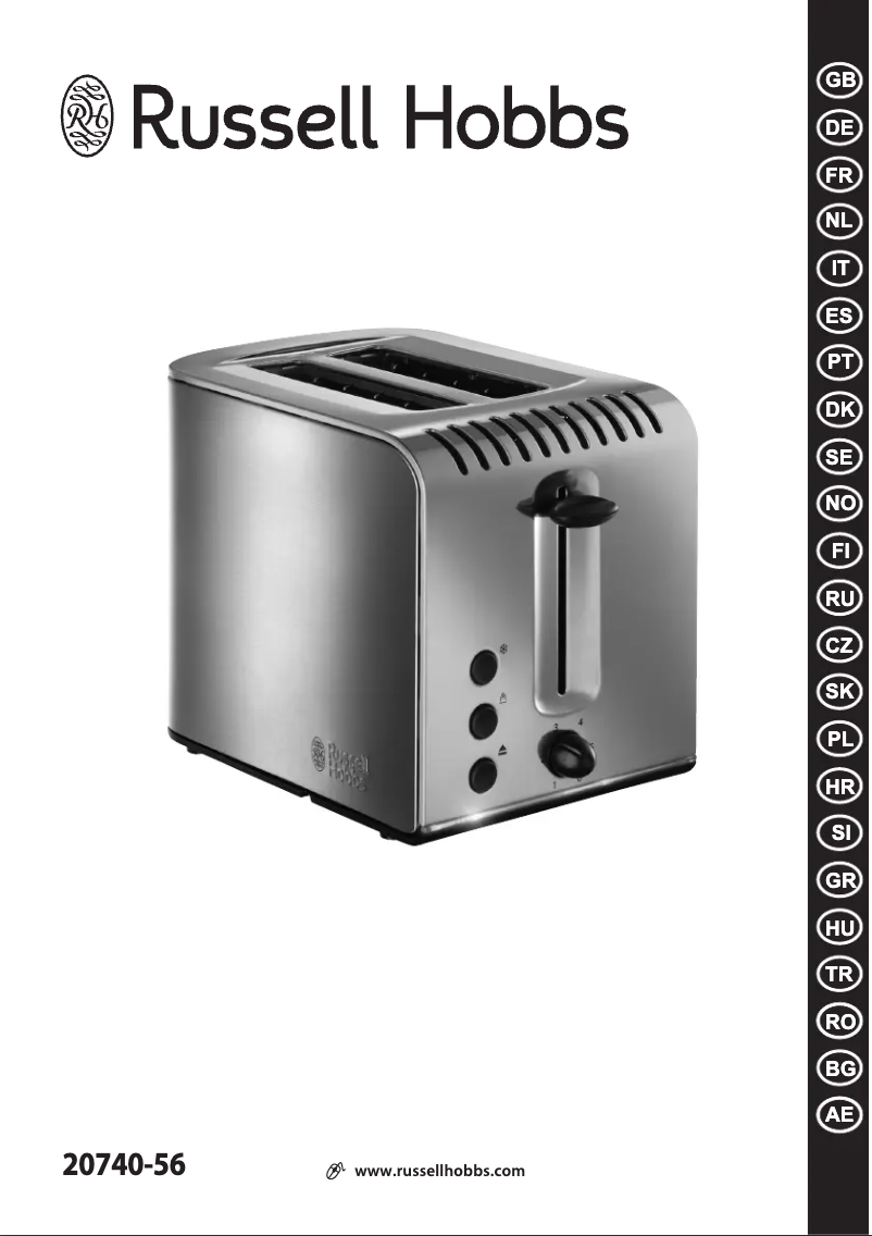Page 1 of the manual User Manual Russell Hobbs Buckingham 20740-56