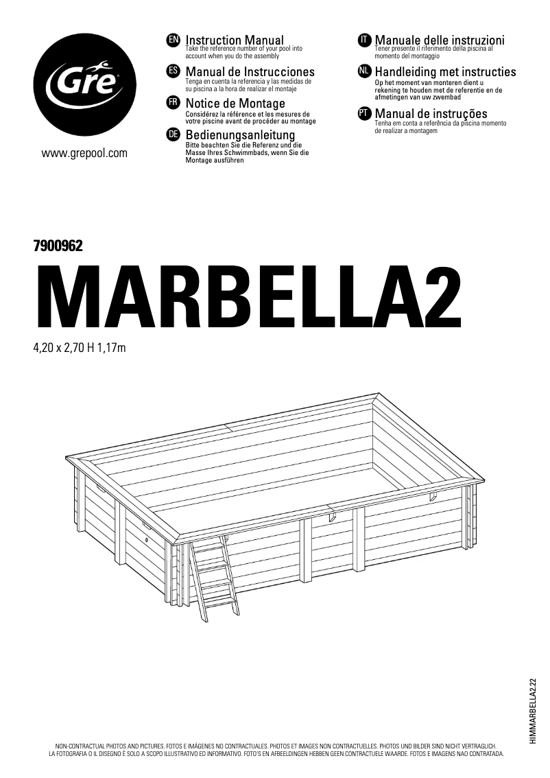 Page 1 of the manual User Manual Gre 7900962