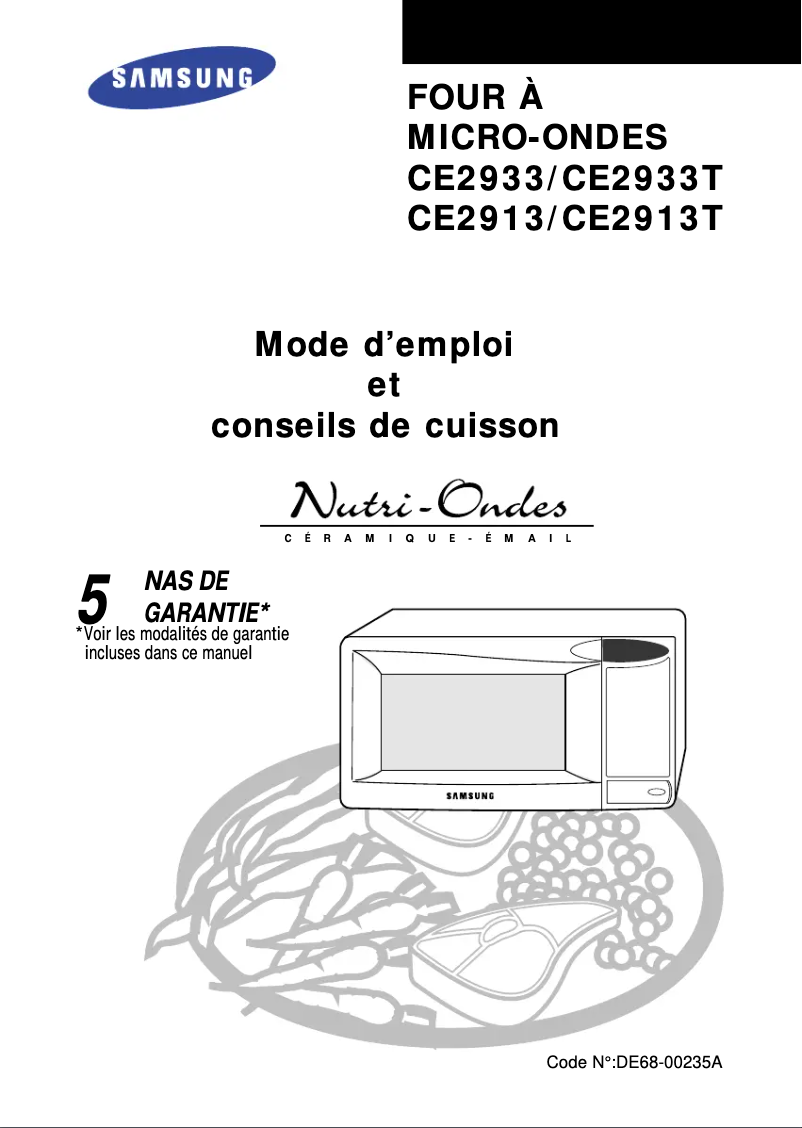 First page image of the manual for CE2913