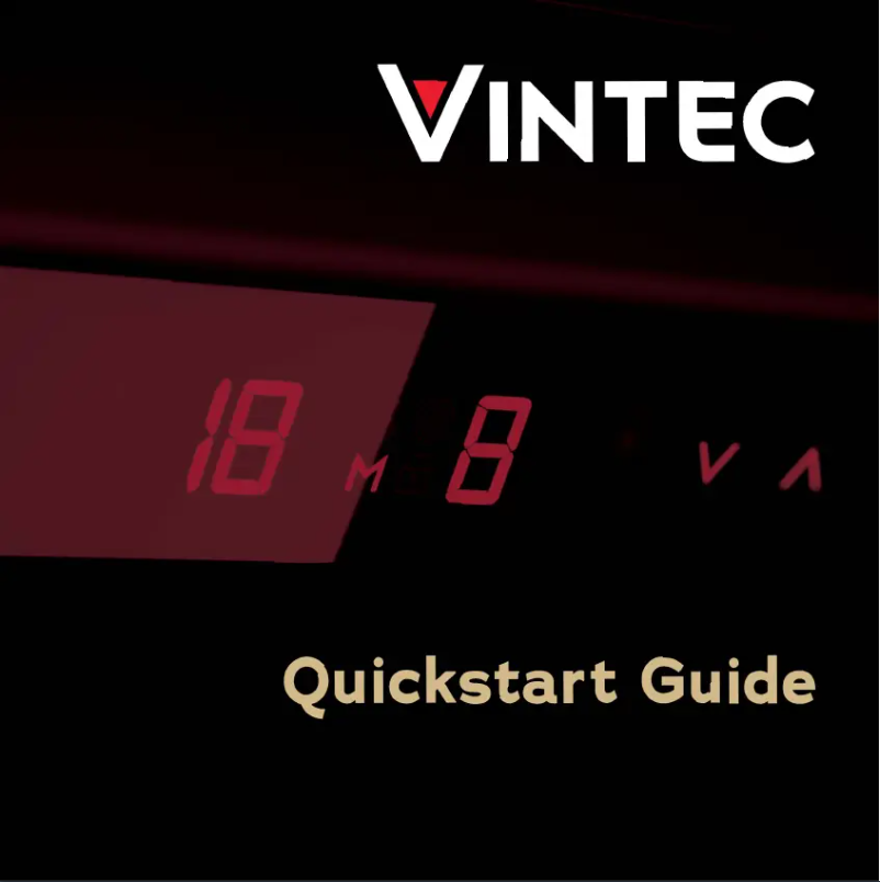 First page image of the manual for VWS035SBB