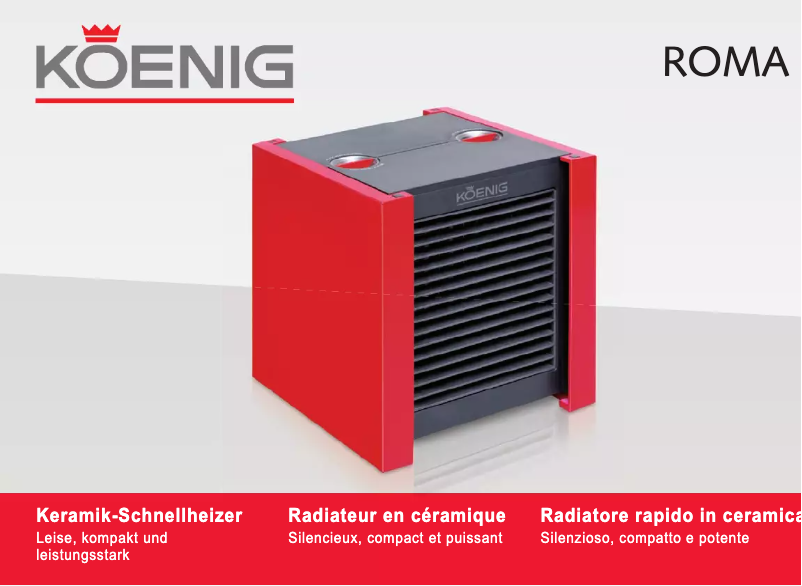 Image de la première page du manuel de l'appareil Roma B06145