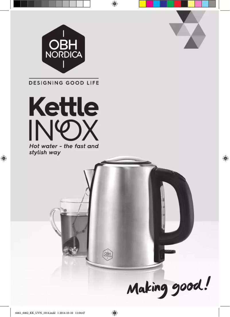 First page image of the manual for Inox 6462