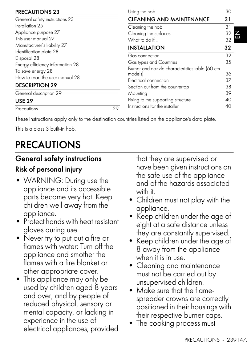 First page image of the manual for S64SAV2