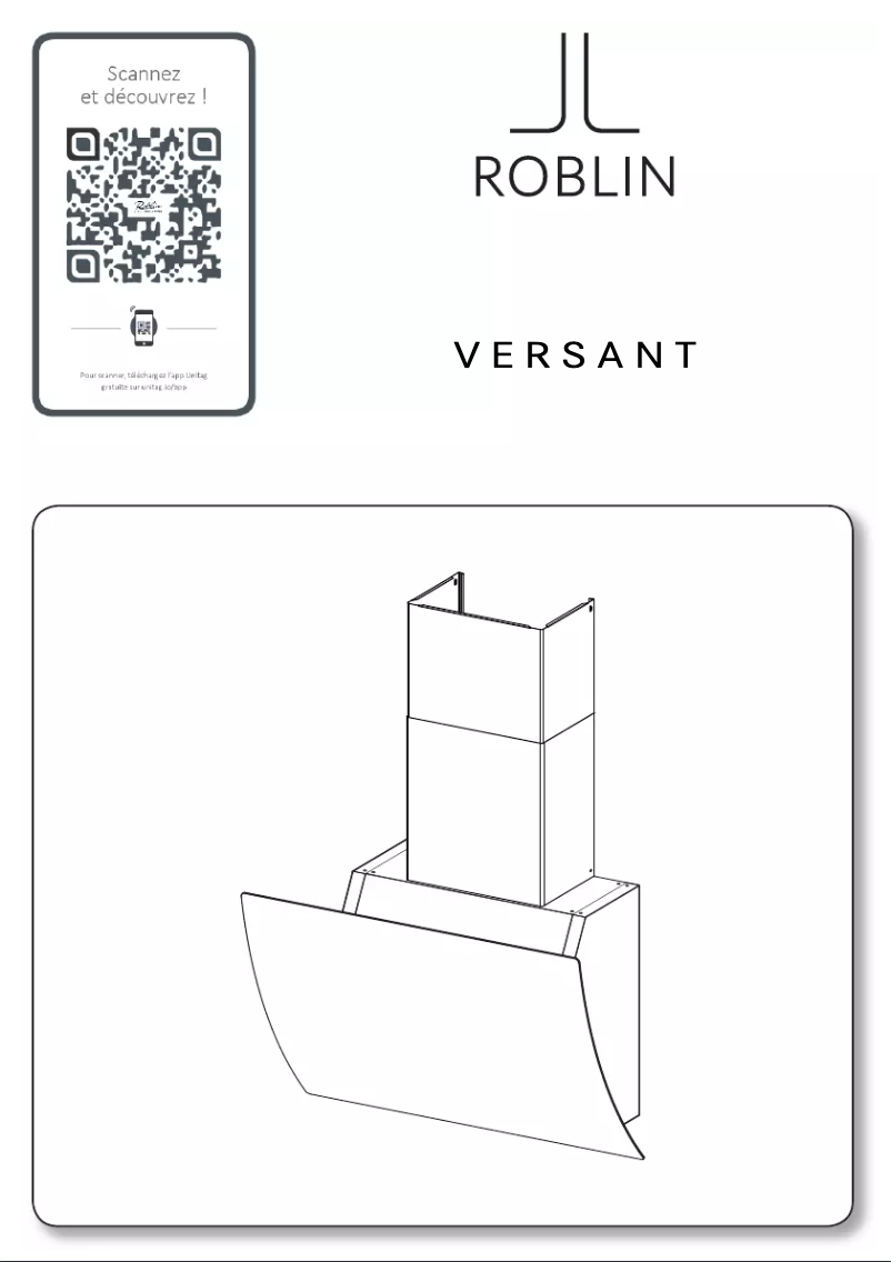 Page 1 of the manual User Manual Roblin Versant 800
