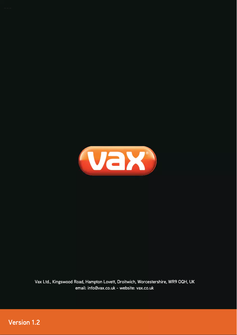 First page image of the manual for Powermax VRS16S