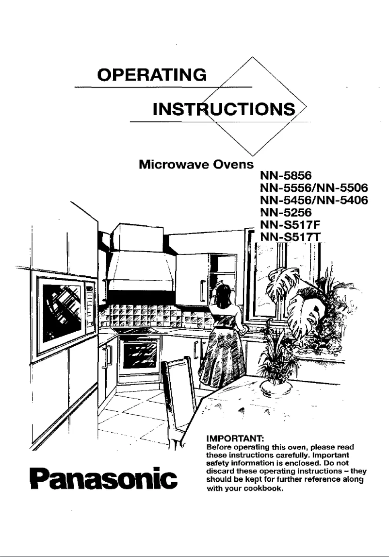 First page image of the manual for NN-S517T