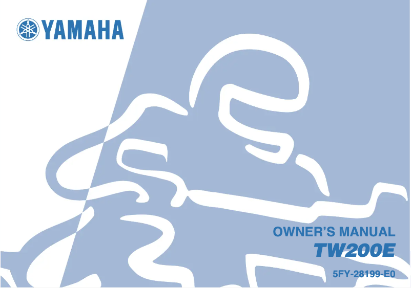 Page 1 of the manual User Manual Yamaha TW200