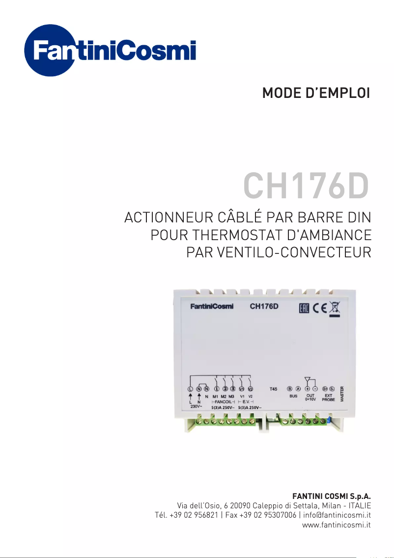 First page image of the manual for CH133ARR2